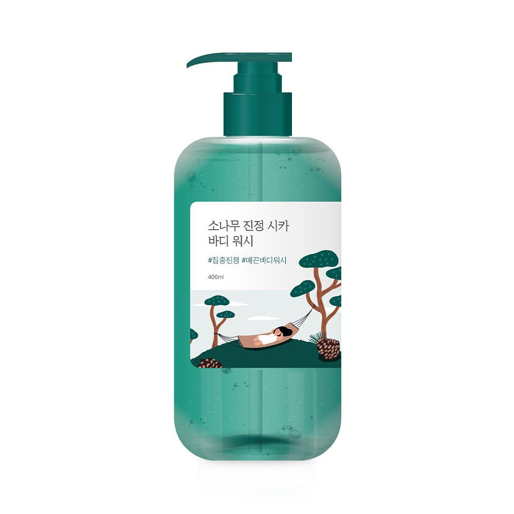 Pine Calming Cica Body Wash 400ml, Round Lab Round Lab Body Wash