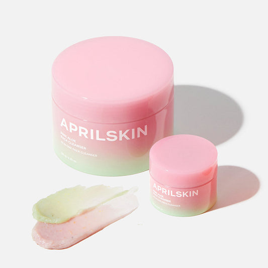 Pink Aloe Mask-to-Foam Soothing Cleanser 15g, APRILSKIN APRILSKIN Cleansing Foam