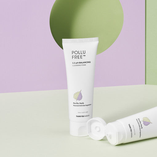 Pollufree 5.5 pH-Balancing Cleansing Foam 120ml, THANK YOU FARMER THANK YOU FARMER Cleansing Foam