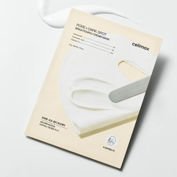 Pore+ Dark Spot Brightening Cream Mask 20g X 4ea, celimax