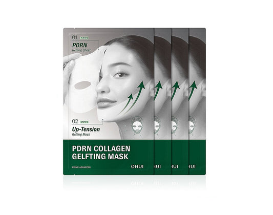 Prime Advancer De-Aging PDRN Collagen Gelfting Mask Sheet 28g X 4ea, O HUI O HUI Sheet Mask