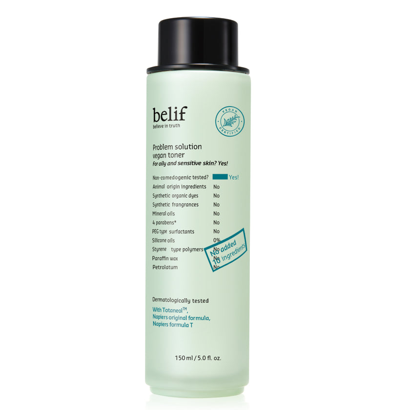 Problem Solution Vegan Toner 150ml, belif belif Balancing Toner