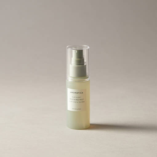 Pure & Soft Feminine Mist Clary Sage & Tea Tree 50ml, AROMATICA AROMATICA Feminine Wash