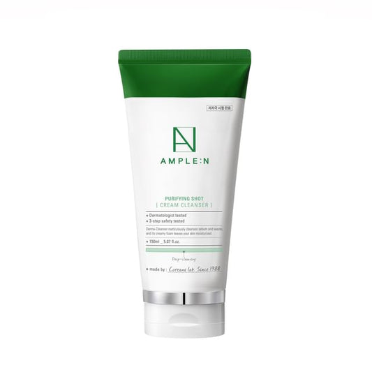 Purifying Shot Cream Cleanser 150ml, AMPLE:N AMPLE:N Cleansing Milk & Gel