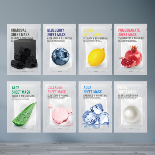 Purity Facial Sheet Mask Pack Set 22ml*10ea (8-types), EUNYUL EUNYUL Sheet Mask