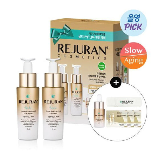 REJURAN TURNOVER AMPOULE DUAL EFFECT 10ml 2EA (+8ml Ampoule) REJURAN Skincare Set