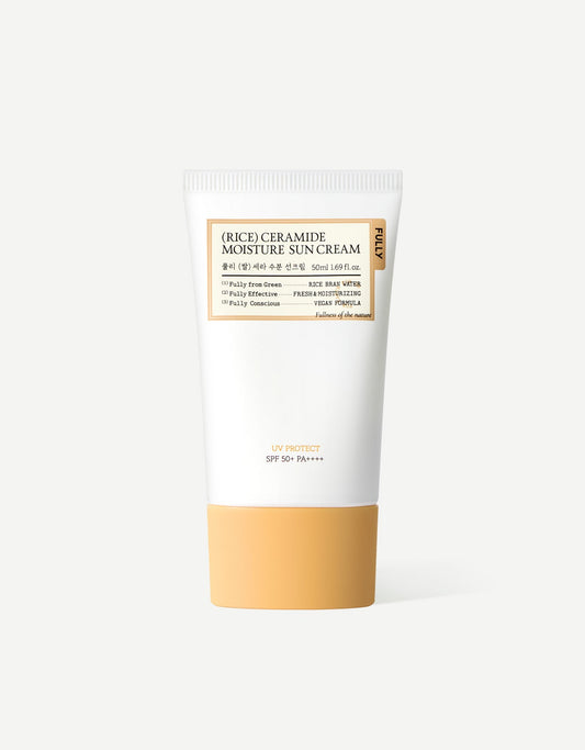 RICE CERAMIDE MOISTURE SUN CREAM 50ml, FULLY FULLY Sun Cream