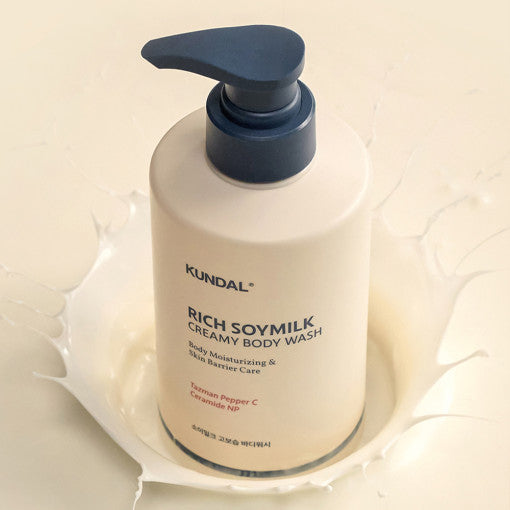 RICH SOYMILK BODY CREAM 500ml #Mellow Vanilla, KUNDAL-1