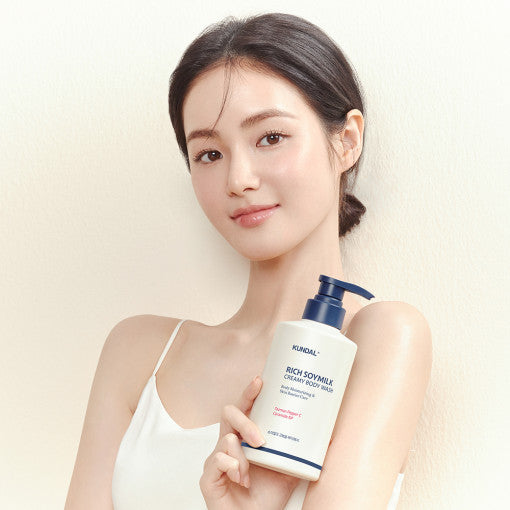 RICH SOYMILK BODY CREAM 500ml #Mellow Vanilla, KUNDAL-1