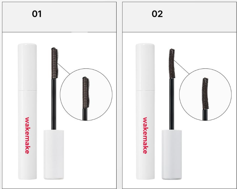 Real Defining Lash Mascara 5g+5g[1+1] (2type), WAKEMAKE WAKEMAKE Mascara