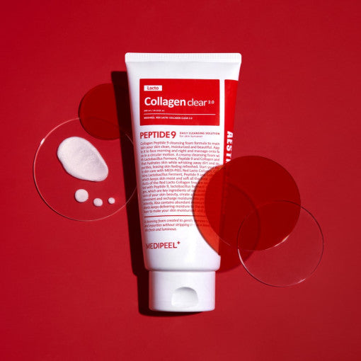 Red Lacto Collagen Clear 2.0 300ml, MEDIPEEL MEDIPEEL Cleansing Foam