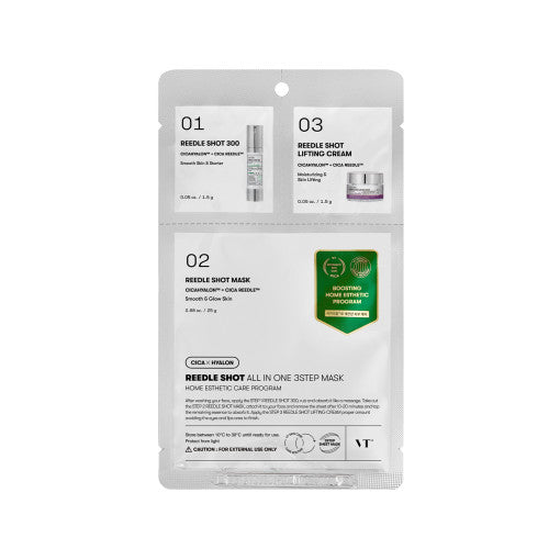 Reedle Shot All In One 3 Step Mask 1.5g+25g+1.5g, VT VT Facial Mask