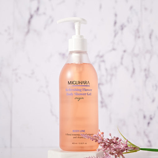 Refreshing Flower Body Shower Gel Origin 500ml, MIGUHARA MIGUHARA Body Wash
