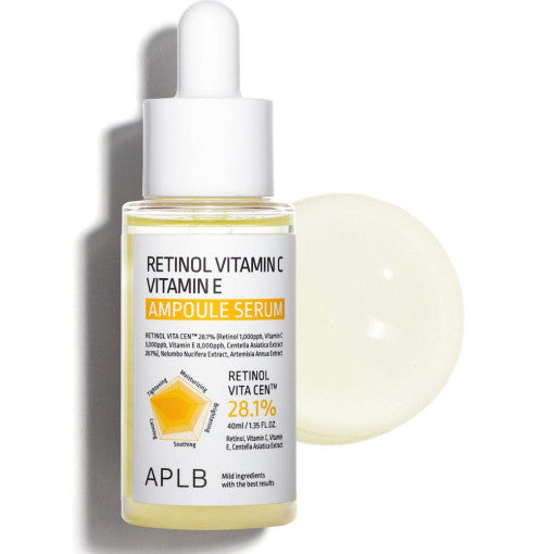 Retinol Vitamin C Vitamin E Ampoule 40ml, APLB
