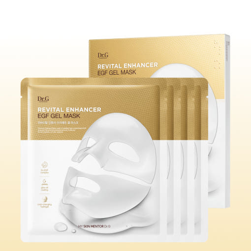 Revital Enhancer EGF Gel Mask 30g X 4ea, Dr.G Dr.G Jelly Sheet Mask