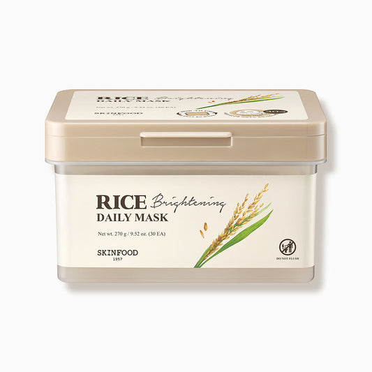 Rice Brightening Daily Mask 270g/30ea, SKINFOOD SKINFOOD Sheet Mask