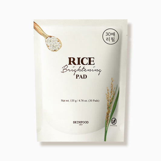 Rice Brightening Pad 135g/30Pads [Refill],SKINFOOD SKINFOOD Toner Pad