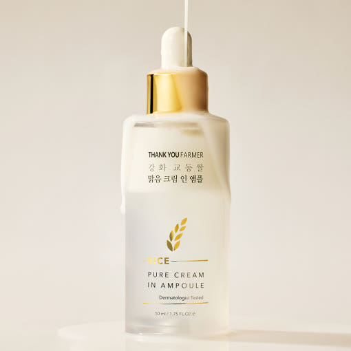 Rice Pure Cream In Ampoule 50ml, THANK YOU FARMER