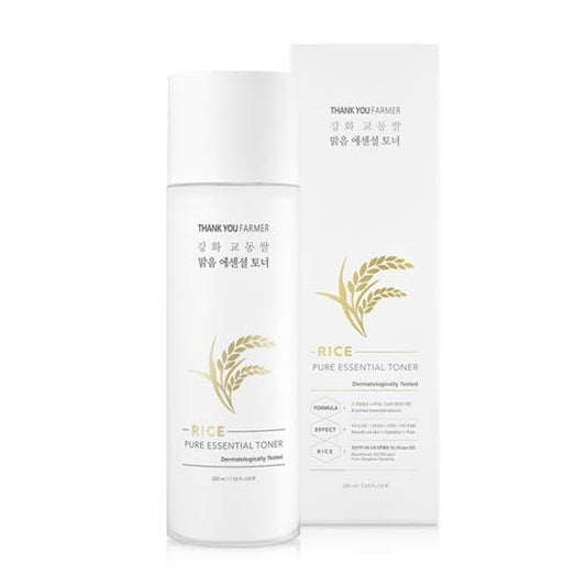 Rice Pure Essential Toner 200ml, THANK YOU FARMER THANK YOU FARMER Balancing Toner