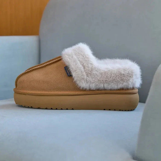 [Rockfish Weatherwear] CLOUDY FLATFORM FUR MULES
