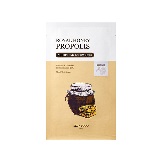 Royal Honey Propolis Mask 30ml X 10ea, SKINFOOD SKINFOOD Treatment Mask