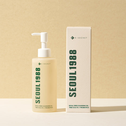 SEOUL 1988 Cleansing Oil : Pine Cica 1% + Probiotics 200ml, K-SECRET K-SECRET CLEANSING OIL