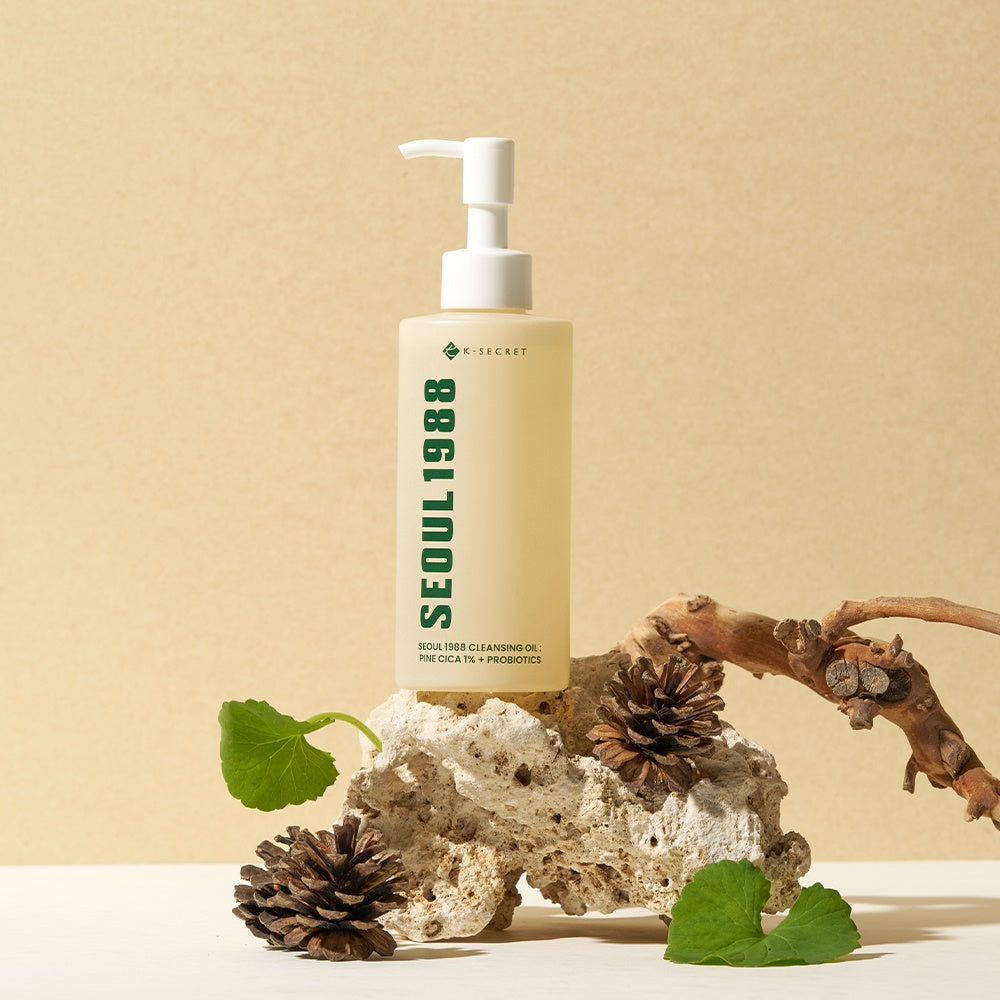 SEOUL 1988 Cleansing Oil : Pine Cica 1% + Probiotics 200ml, K-SECRET K-SECRET Cleansing Oil