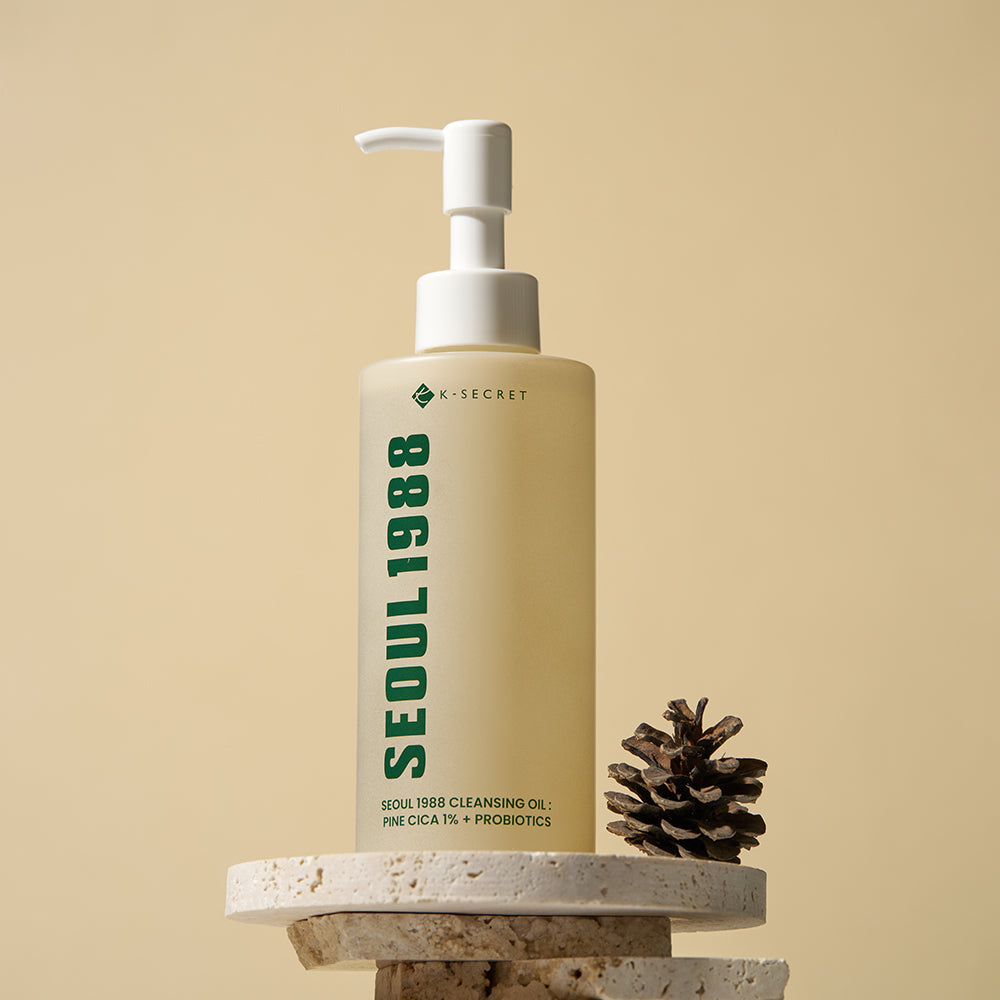 SEOUL 1988 Cleansing Oil : Pine Cica 1% + Probiotics 200ml, K-SECRET K-SECRET Cleansing Oil
