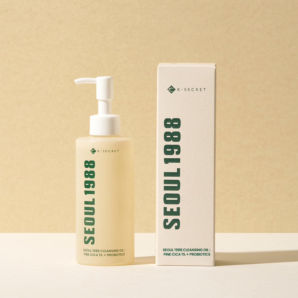 SEOUL 1988 Cleansing Oil : Pine Cica 1% + Probiotics 200ml, K-SECRET K-SECRET Cleansing Oil
