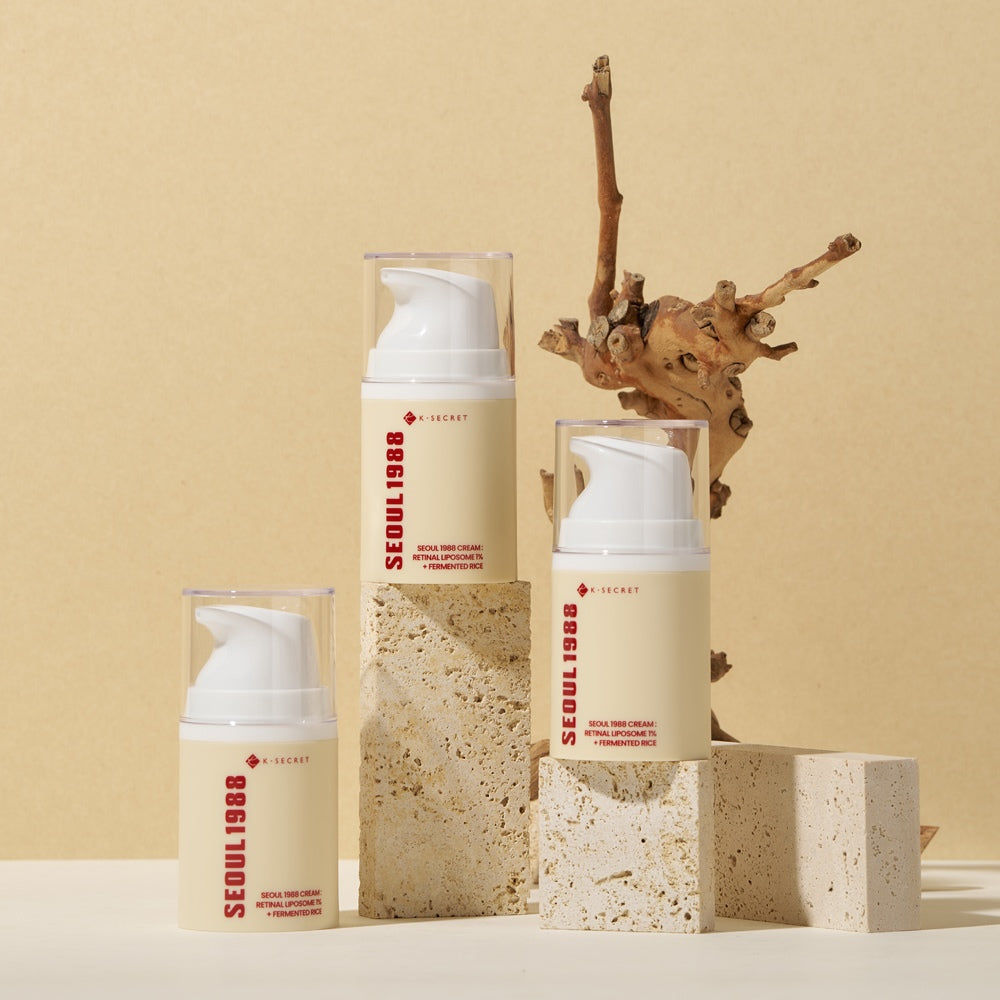 SEOUL 1988 Cream : Retinal Liposome 1% + Fermented Rice 50ml, K-SECRET K-SECRET Cream