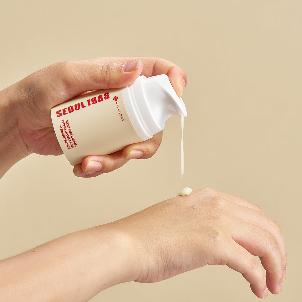 SEOUL 1988 Cream : Retinal Liposome 1% + Fermented Rice 50ml, K-SECRET K-SECRET Cream