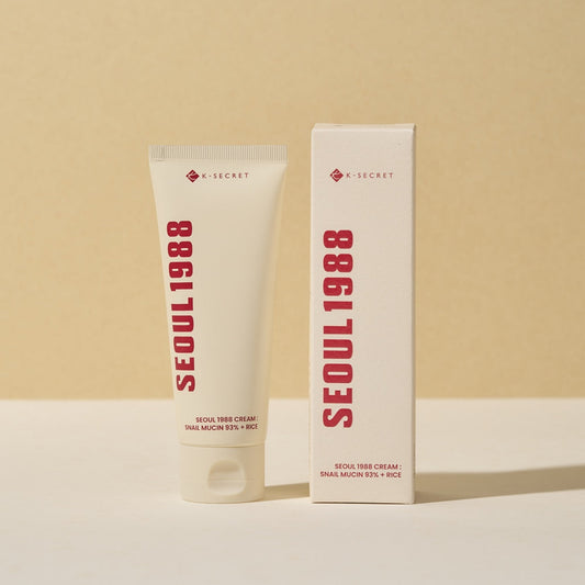 SEOUL 1988 Cream : Snail Mucin 93% + Rice 100ml, K-SECRET K-SECRET Cream