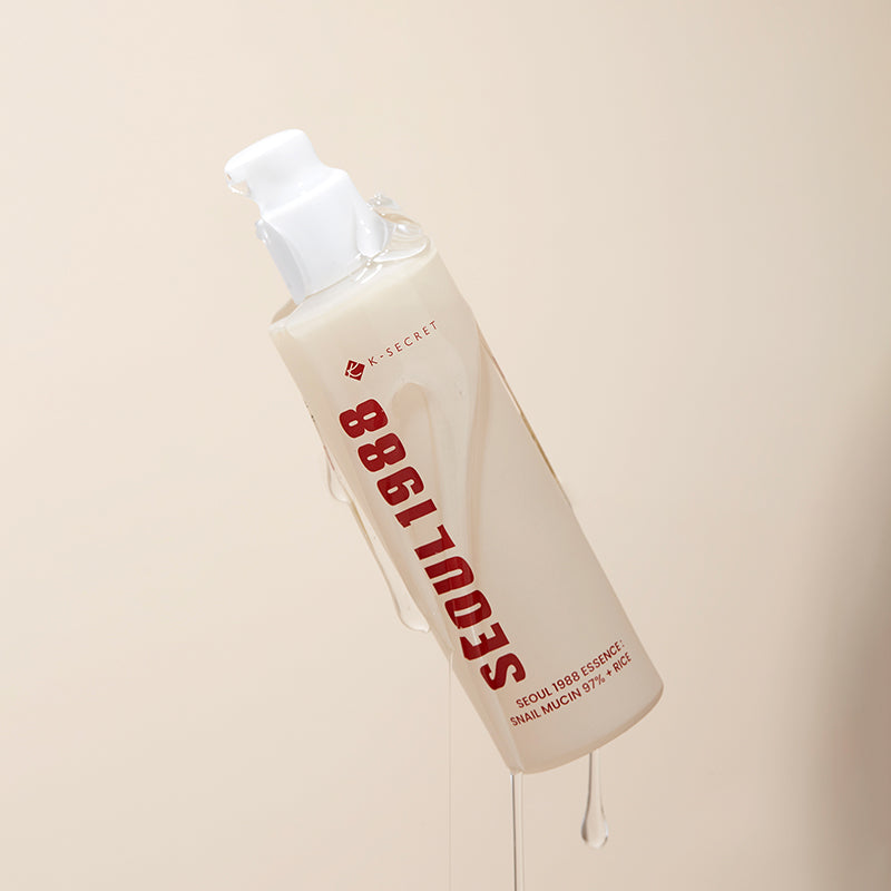 SEOUL 1988 Essence : Snail Mucin 97% + Rice 100ml, K-SECRET K-SECRET Essence