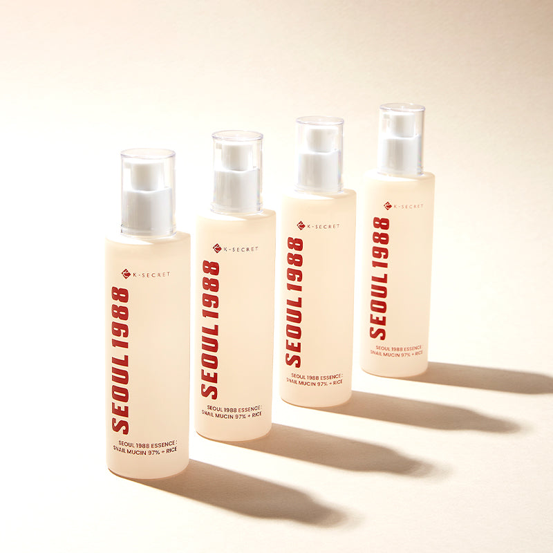 SEOUL 1988 Essence : Snail Mucin 97% + Rice 100ml, K-SECRET K-SECRET Essence