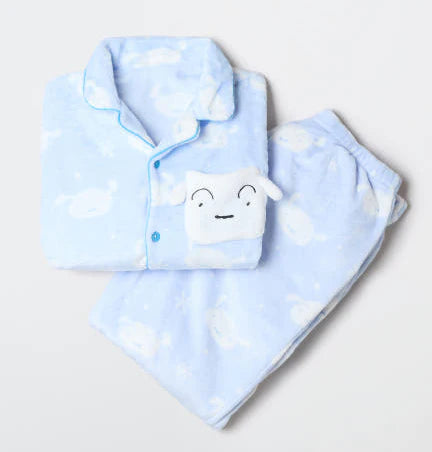 [SPAO × Crayon Shinchan] Warm Fleece Pajama Set SPAO Pajama Set