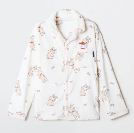 [SPAO × Crayon Shinchan] Warm Fleece Pajama Set SPAO Pajama Set