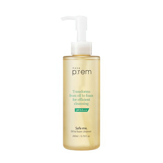 Safe Me. Oil to Foam Cleanser 200ml, make p:rem make p:rem Cleansing Foam