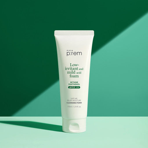 Safe Me. Relief Moisture Cleansing Foam 170ml, make p:rem make p:rem Cleansing Foam