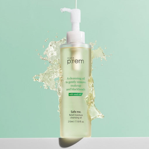 Safe Me. Relief Moisture Cleansing Oil 210ml, make p:rem make p:rem Cleansing Oil