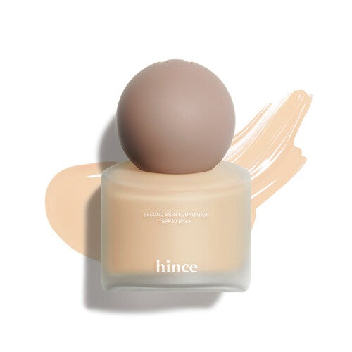 Second Skin Foundation 40ml (5 colors), Hince hince Foundation