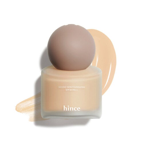 Second Skin Foundation 40ml (5 colors), Hince hince Foundation