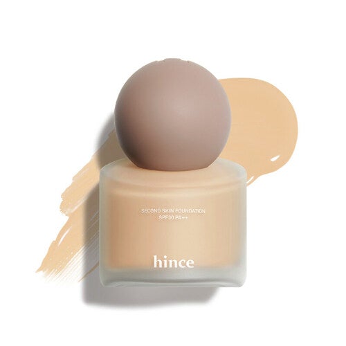 Second Skin Foundation 40ml (5 colors), Hince hince Foundation