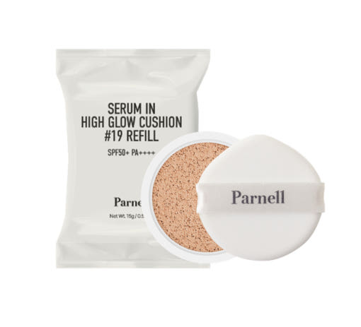 Serum In High Glow Cushion SPF50+ PA++++ 15g (Refill) #19 Porcelain, Parnell
