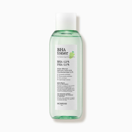 Shine Muscat BHA Toner 200ml, SKINFOOD SKINFOOD Balancing Toner