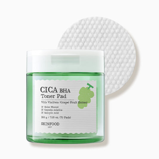 Shine Muscat Cica BHA Toner Pad 200g/70ea, SKINFOOD SKINFOOD Toner Pad