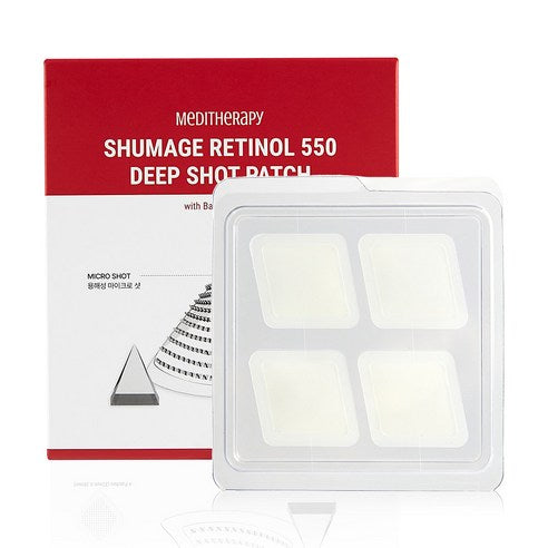 Shumage Retinol 550 Deep Shot Patch 4patches (32mm X 38mm), MEDITHERAPY