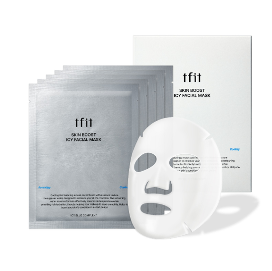 Skin Boost Icy Facial Mask 25g X 5ea, tfit tfit Sheet Mask