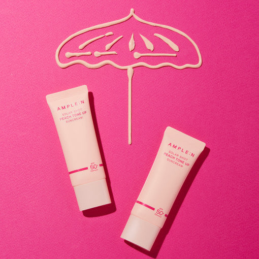 Solar Shot Peach Tone Up Suncream 40ml, AMPLE:N AMPLE:N Sun Cream