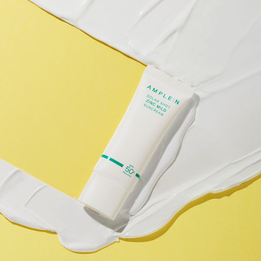 Solar Shot Zinc Mild Suncream 40ml SPF 50+ PA++++, AMPLE:N AMPLE:N Sun Cream