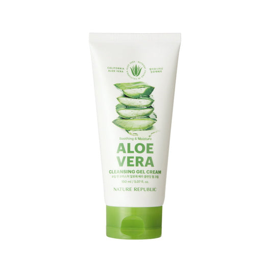 Soothing & Moisture Aloe Vera Cleansing Gel Cream 150ml, NATURE REPUBLIC NATURE REPUBLIC Cleansing Gel